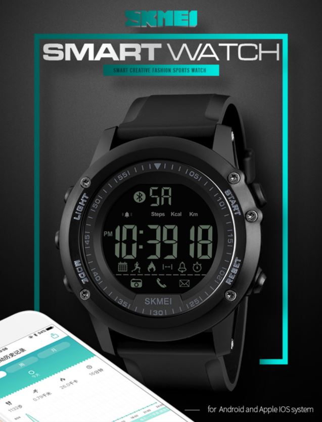 SKMEI Jam Tangan Olahraga Smartwatch Bluetooth - 1321